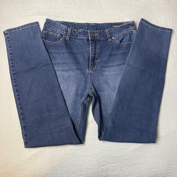 Buffalo David Bitton (FRANCESCA) Mid-Rise Skinny Stretch Blue Jeans Size 10/30 - Picture 2 of 15